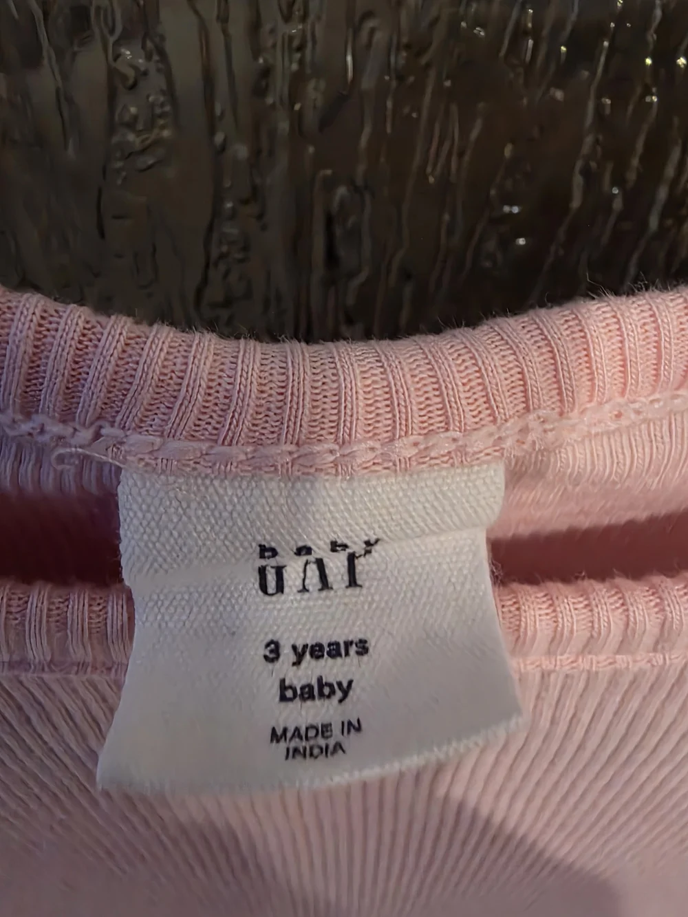 GAP Pink Long-Sleeve Sequin Tulle Dress